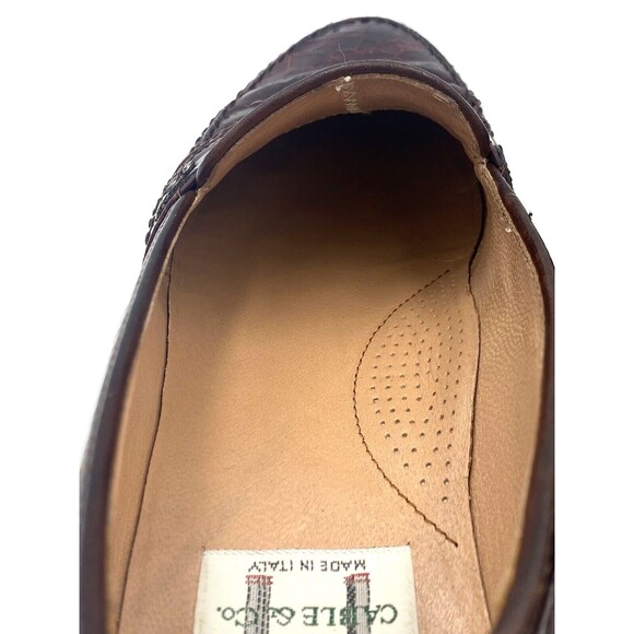 Cable & Co Vintage Men’s Size 8D Crocodile  Loafers‎ Made In Italy main image 10